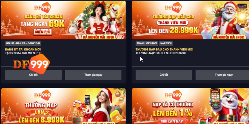 Casino DF999 nhiều ưu đãi cho hội viên